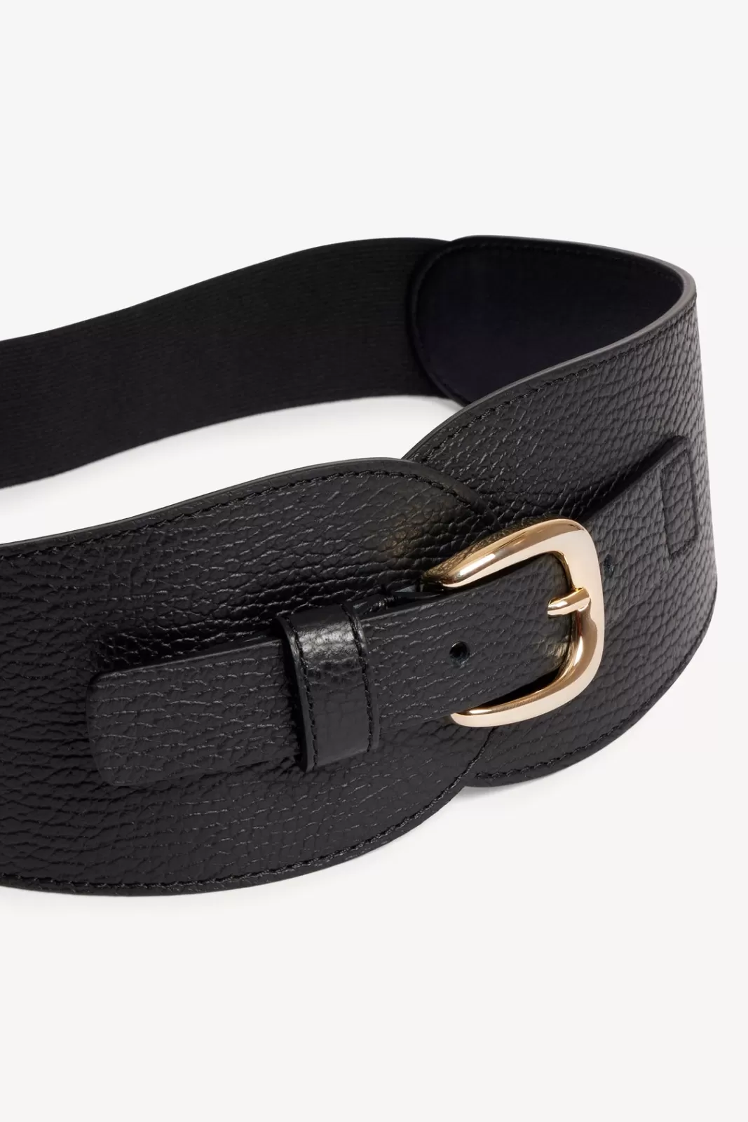 Gerard Darel Corset belt in suede leather - OLYMPE | Black Cheap