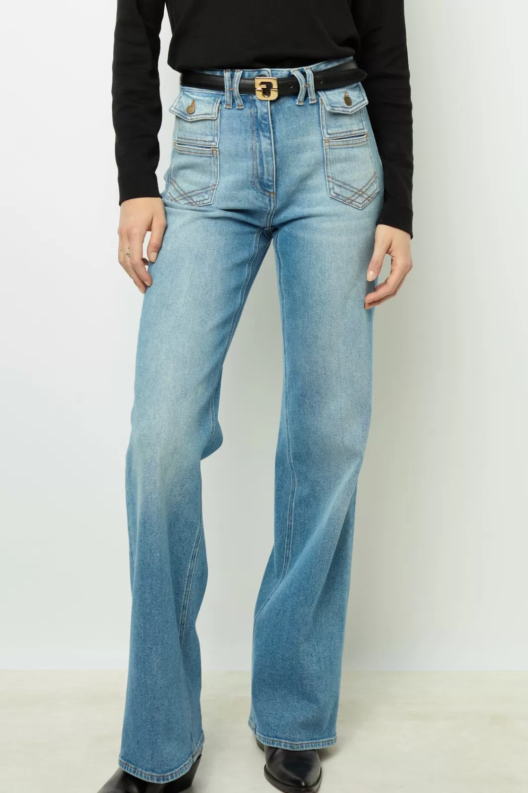 Gerard Darel Jean Flare -ANNA woman blue Jean Flare -ANNA | Jeans Discount