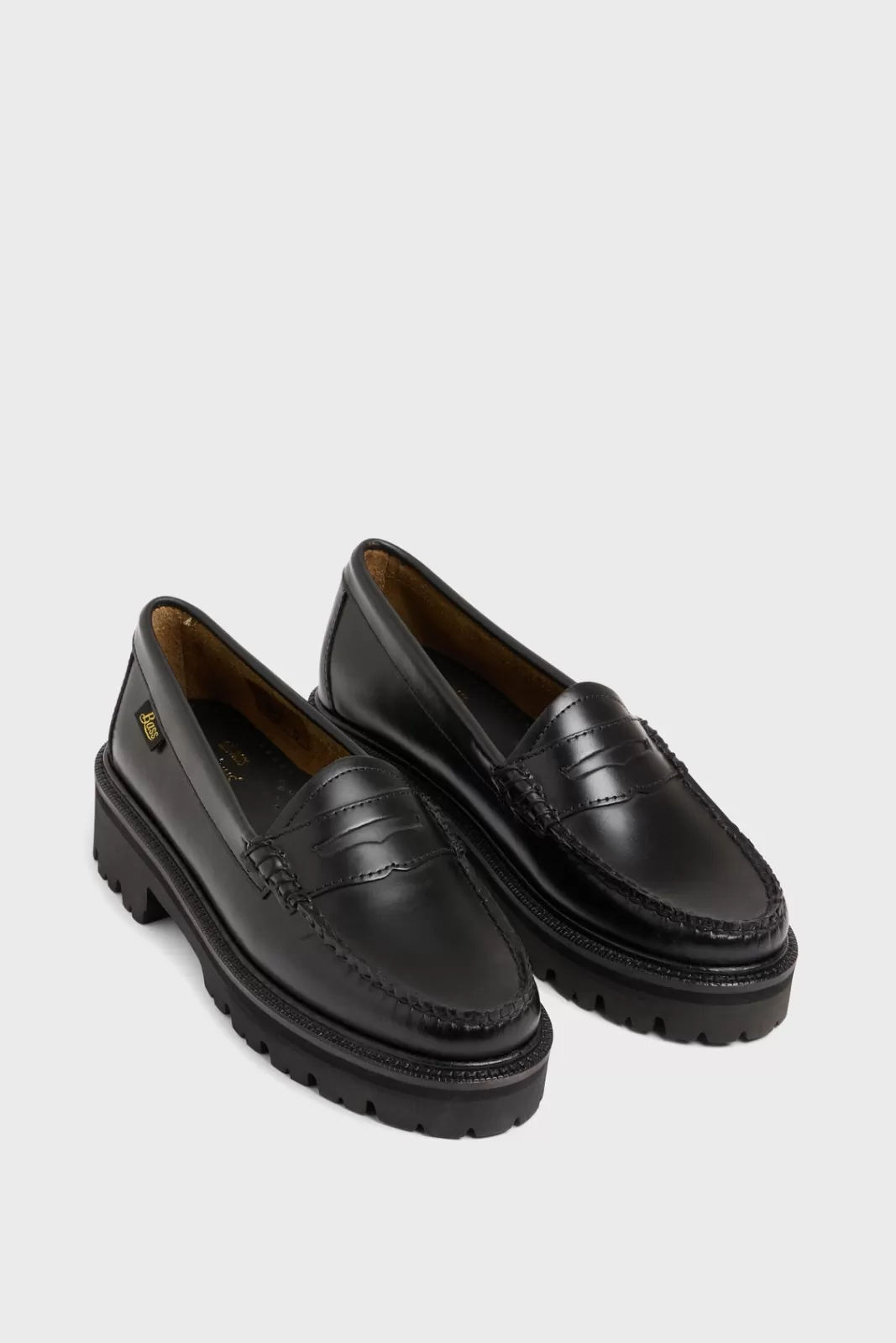 Gerard Darel Leather loafers with notched sole - EMMY Black Hot