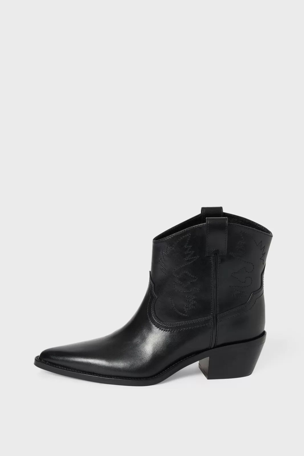 Gerard Darel Leather Western Boots - TAYLOR Noir Shop