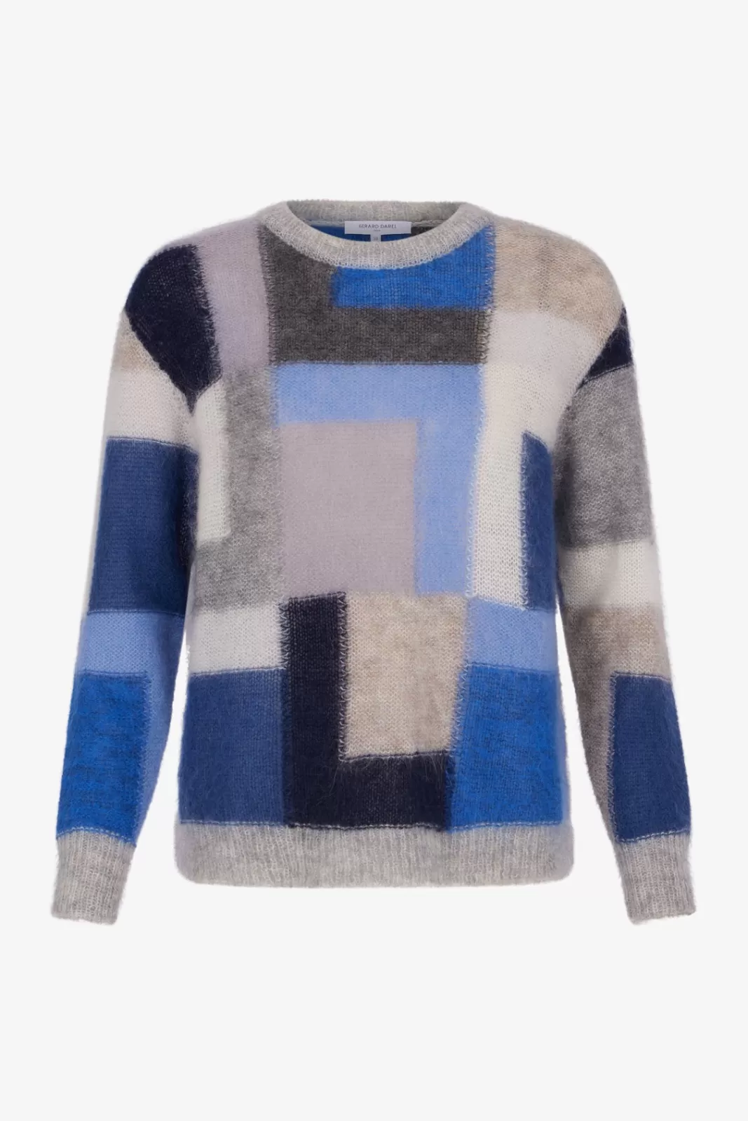 Gerard Darel Mohair color block sweater - JANYCE Jeans Cheap