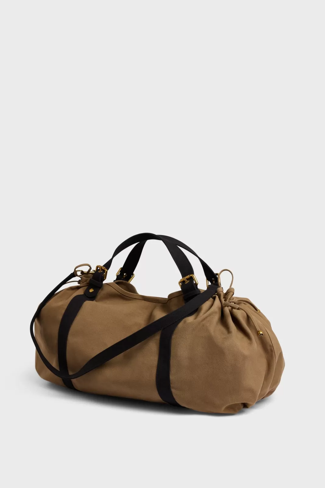 Gerard Darel Sac de voyage en toile à bandoulière - 72H   | Kaki Flash Sale