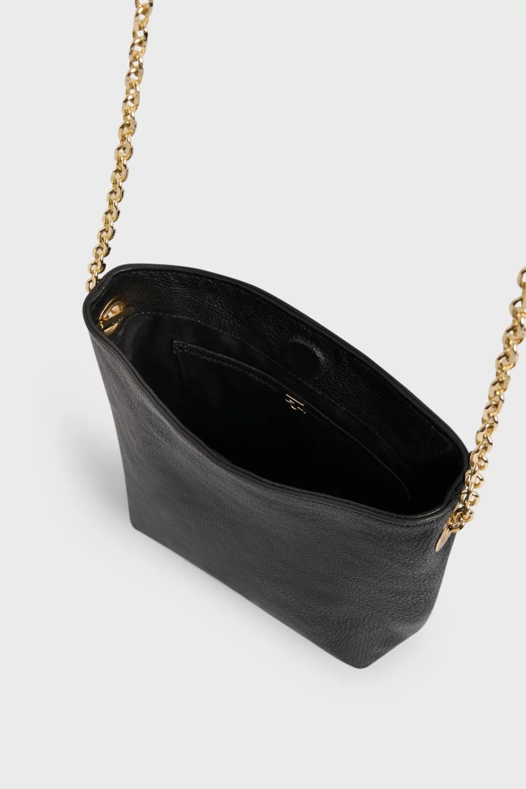 Gerard Darel Sac travers en cuir - LE MINI CHARLOTTE   | Noir Outlet