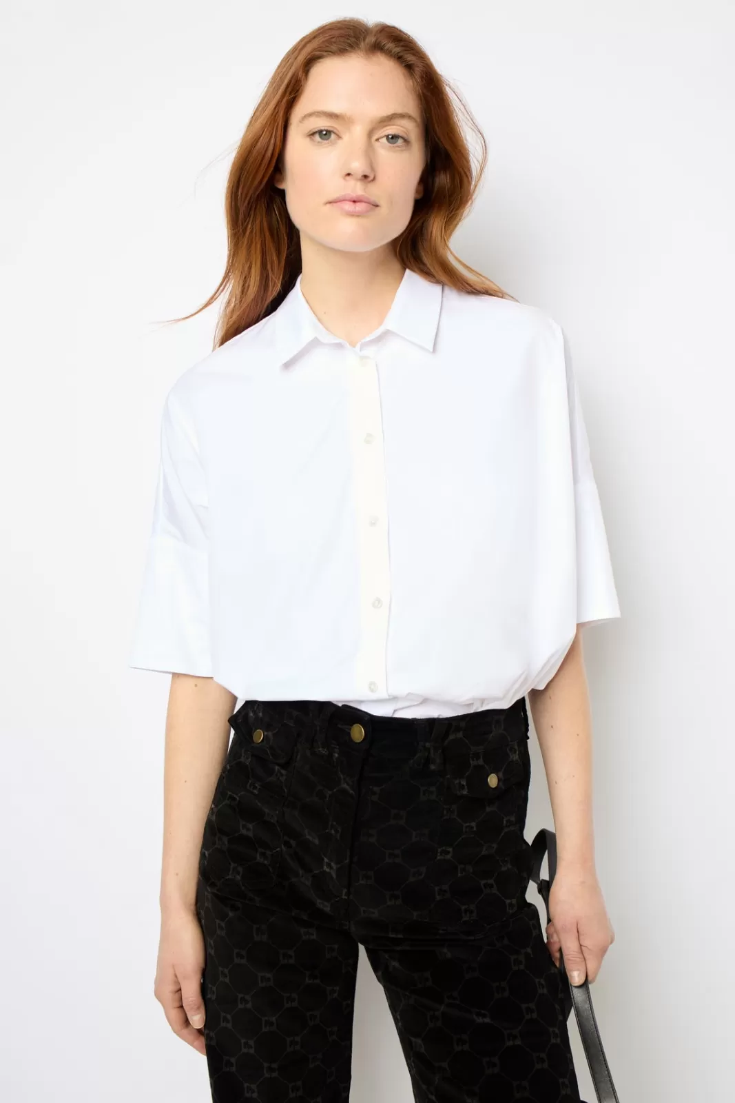 Gerard Darel oversized short-sleeved shirt - NARA | White Clearance