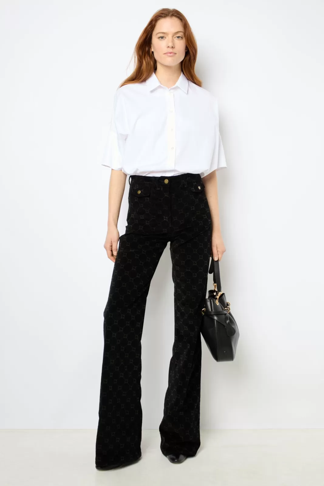 Gerard Darel oversized short-sleeved shirt - NARA | White Clearance